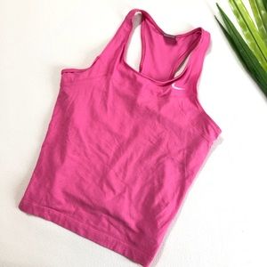 Nike Pink Racerback Tank Sz Large